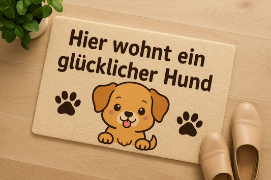 Pfotenfreude – Fußmatte für echte Hundeliebhaber